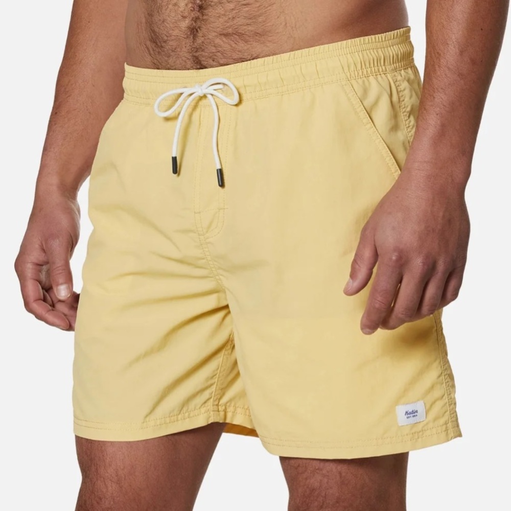 Katin Poolside Volley Cornsilk swim shorts xxl NEW
